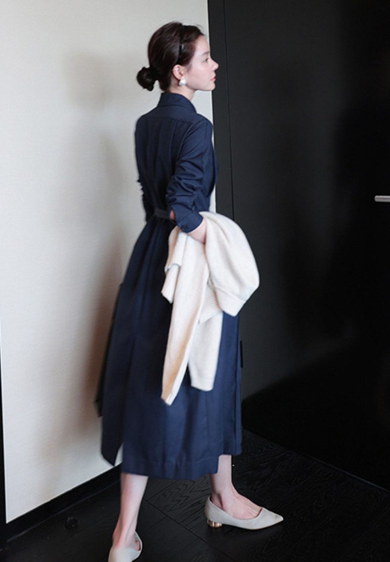 New French-Style Retro Dress CA25110345BK