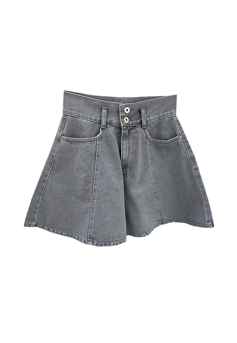  New Pink minimalist denim shorts CA24041045PI-sunnydaysweety