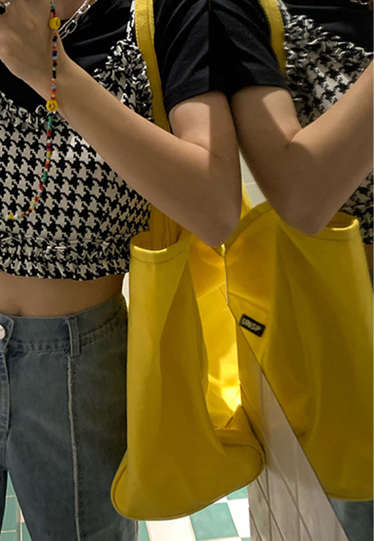 Solid color Korean style large capacity simple handbag CA25061745GR