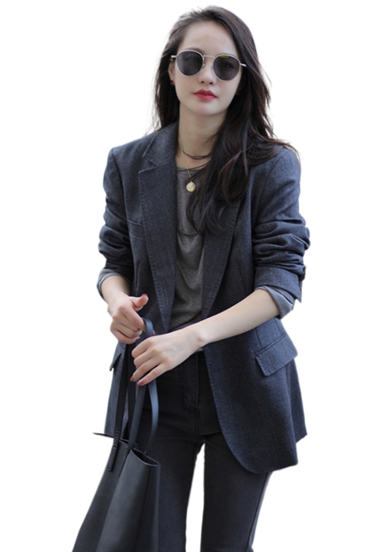 New commuter-style slim-fit coat CA25110346BL