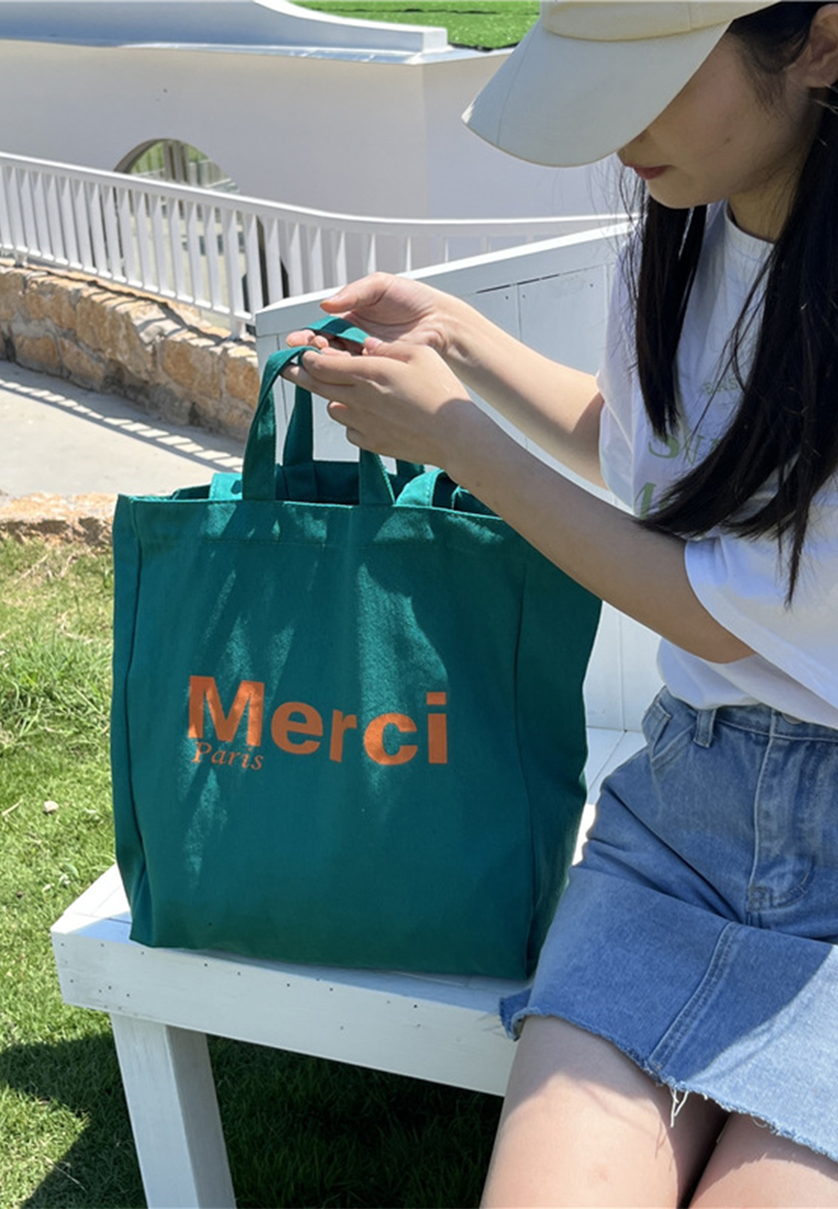 New versatile canvas shoulder shopping bag CA25061746YE