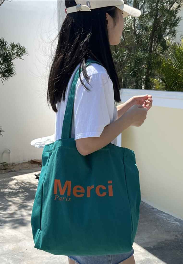 New versatile canvas shoulder shopping bag CA25061746YE