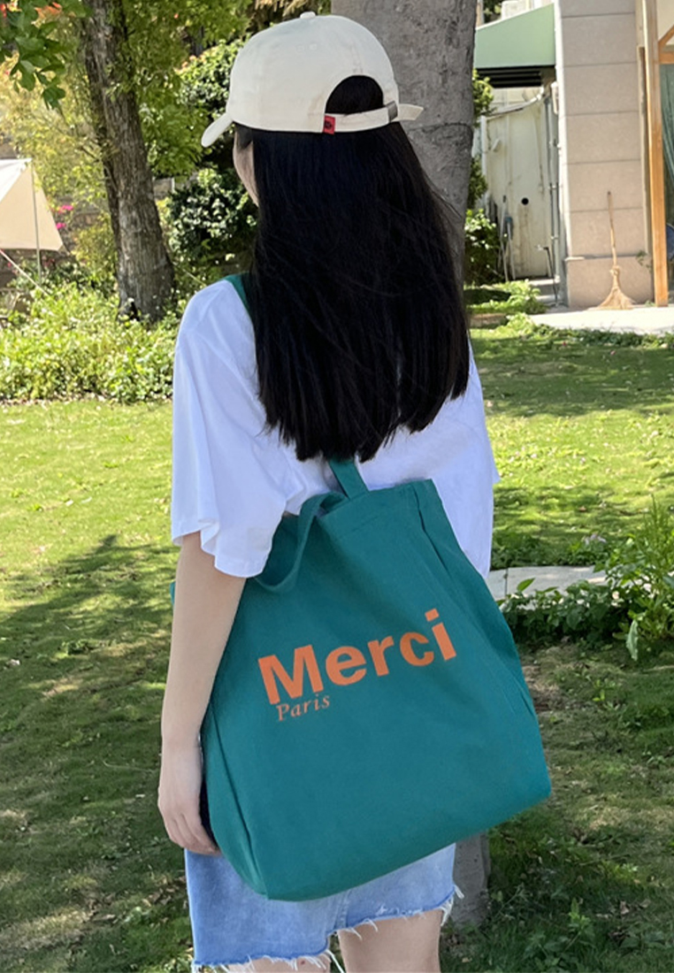 New versatile canvas shoulder shopping bag CA25061746YE