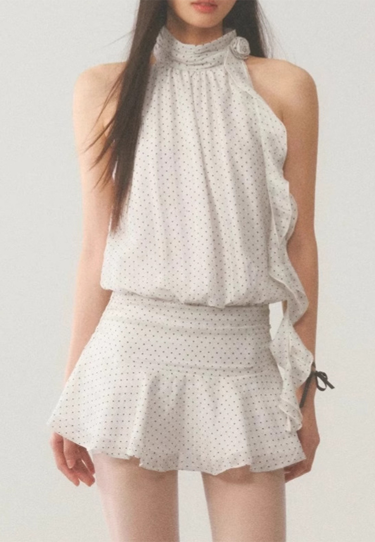 French summer sleeveless dress CA225042246W