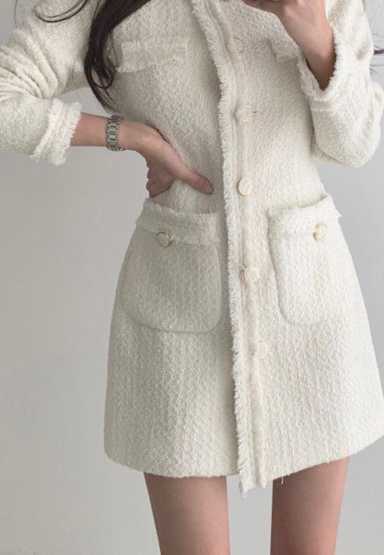 New winter style waist cinching dress CA241128146BE