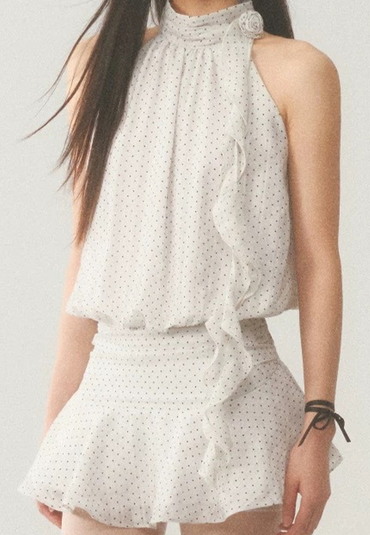 French summer sleeveless dress CA225042246W