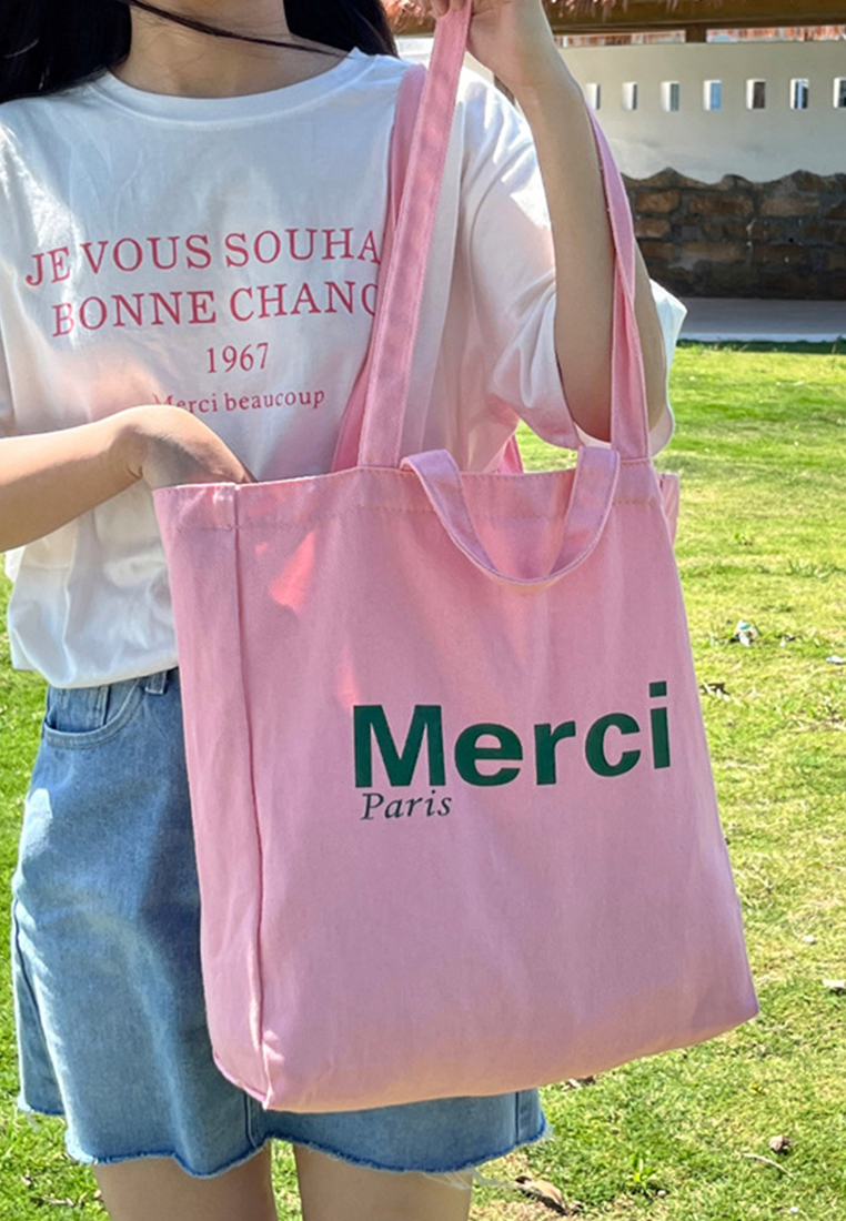 New versatile canvas shoulder shopping bag CA25061746YE