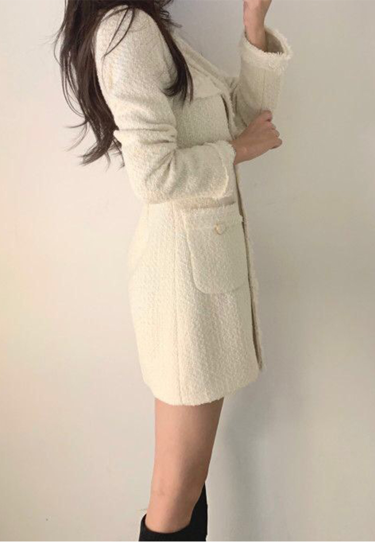 New winter style waist cinching dress CA241128146BE