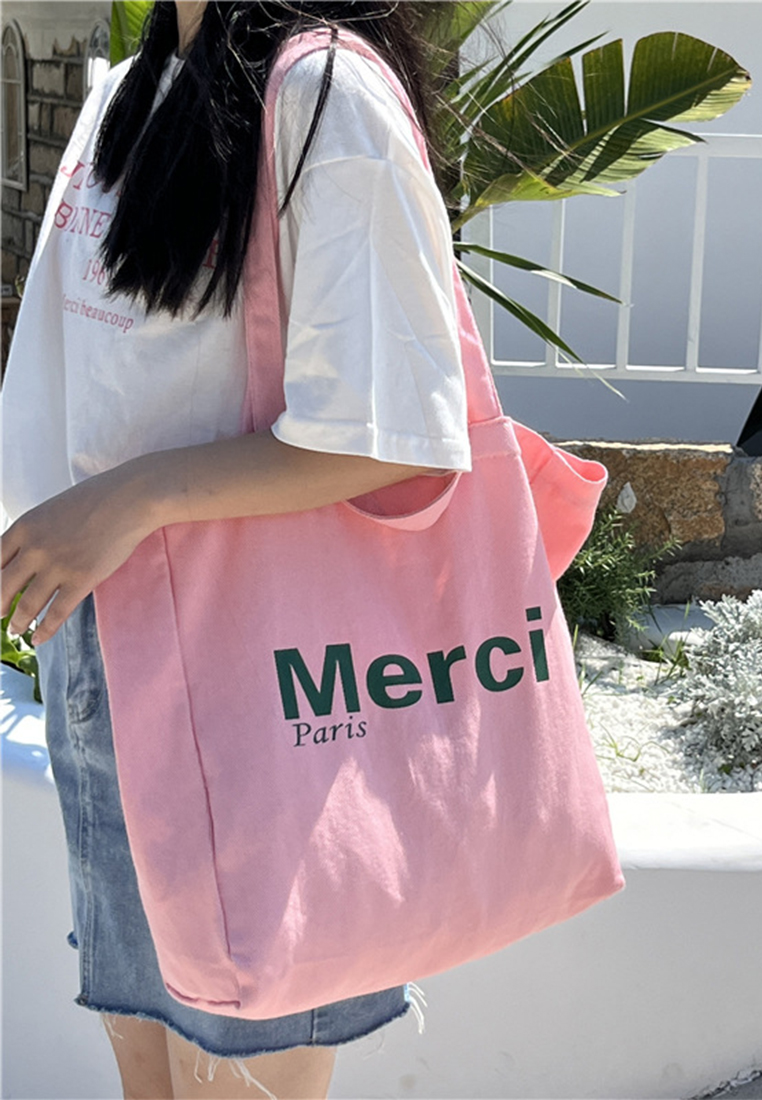 New versatile canvas shoulder shopping bag CA25061746YE