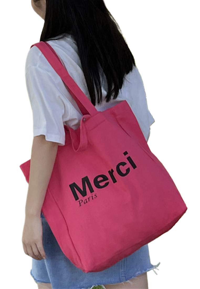 New versatile canvas shoulder shopping bag CA25061746YE