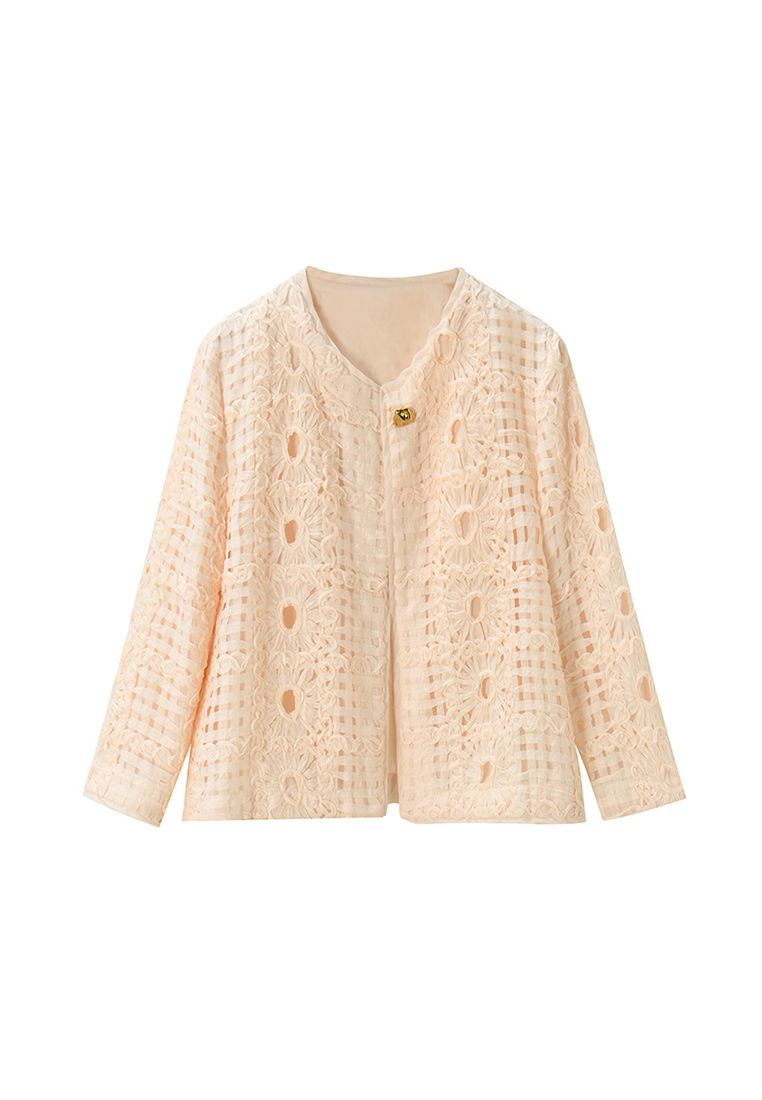 Knitted embroidered temperament top CA24091147BE