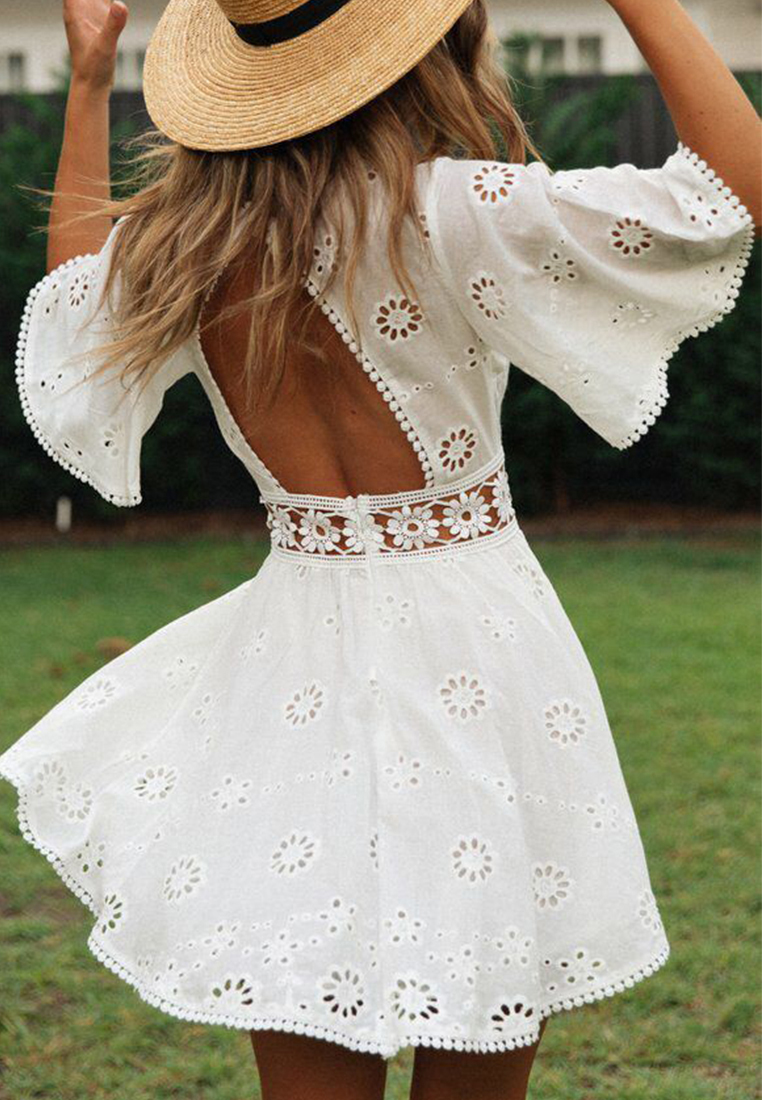 Summer New Sexy Hollow Dress CA25042284W