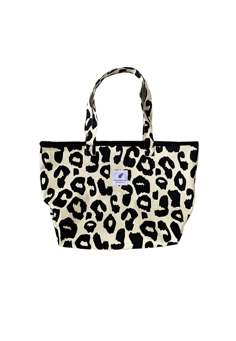 Casual Large Capacity Canvas Tote Bag CA25061749BK-1