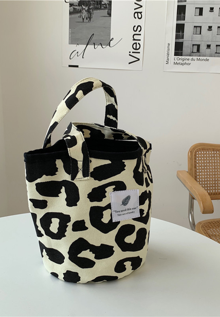 Casual Large Capacity Canvas Tote Bag CA25061749BK-1