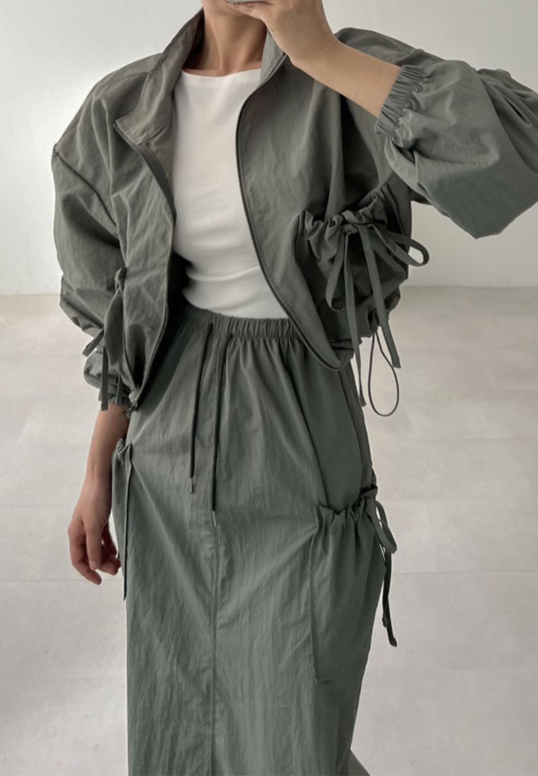 French retro short jacket fashionable skirt set CA241128149GR