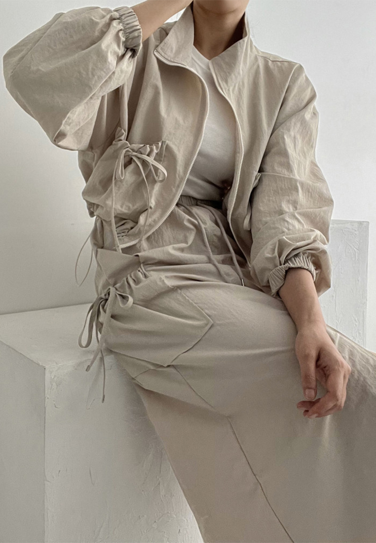 French retro short jacket fashionable skirt set CA241128149GR