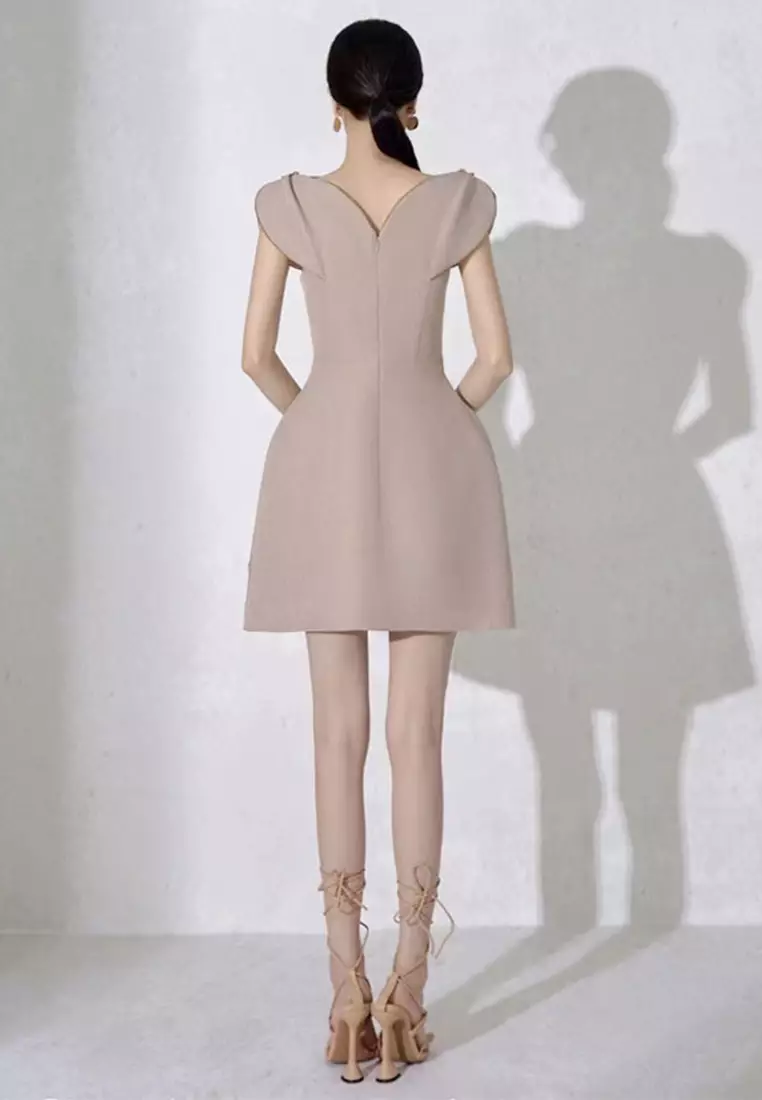 Temperament Embroidery Heavy Industry Dress CA24102530BE