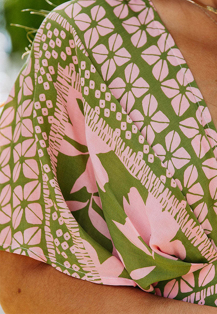 New sexy and fashionable printed slit dress CA25042265GR