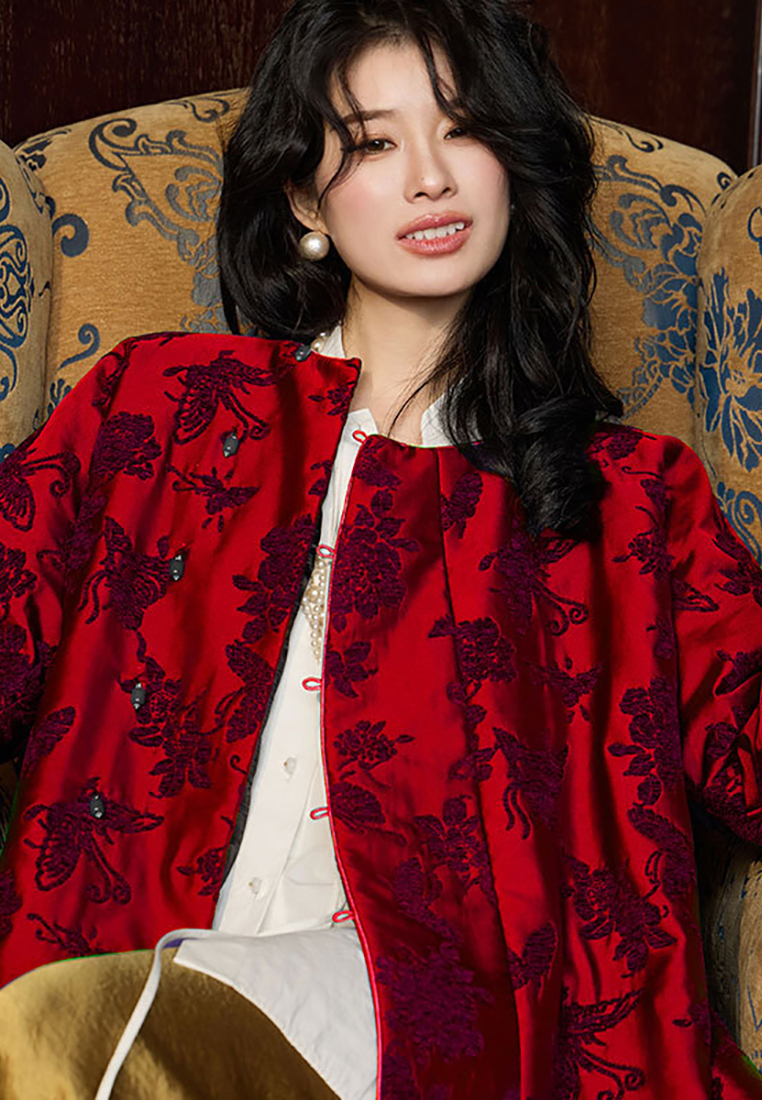 New Chinese style autumn and winter cotton warm cotton jacket CA25010710PU