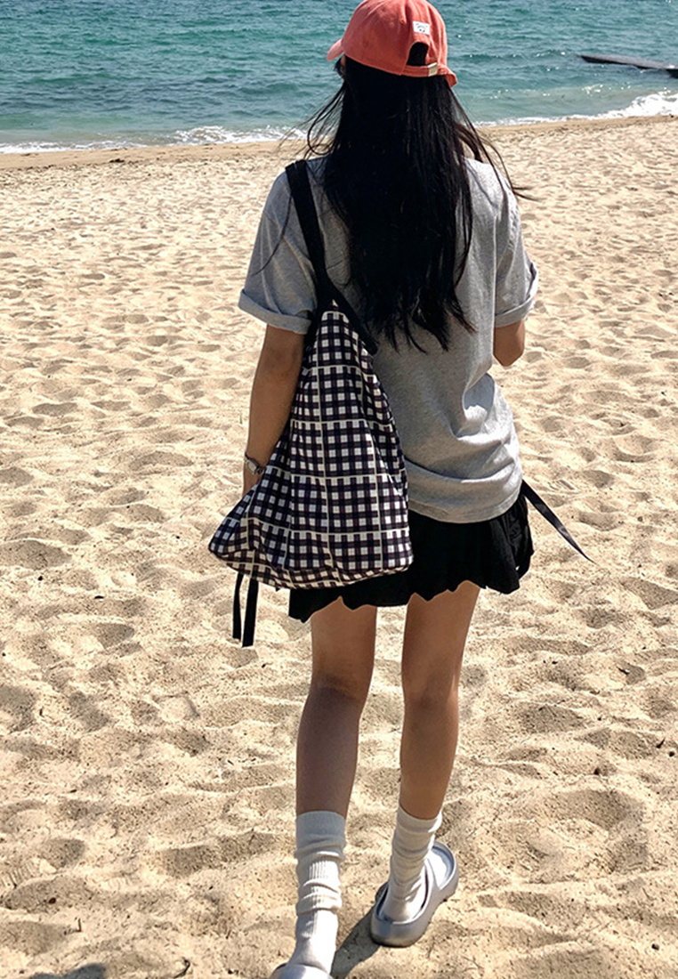 Summer Printed Simple Round Neck T-shirt CA25042919BL