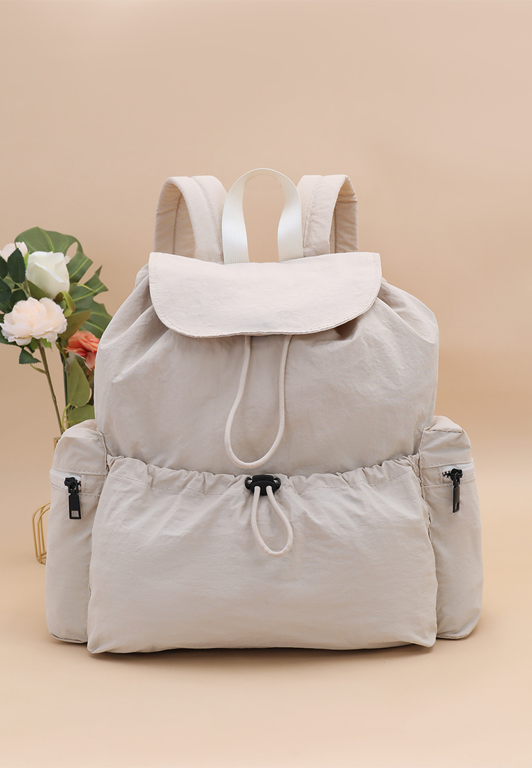 Solid color practical and fashionable backpack CA25030305BL