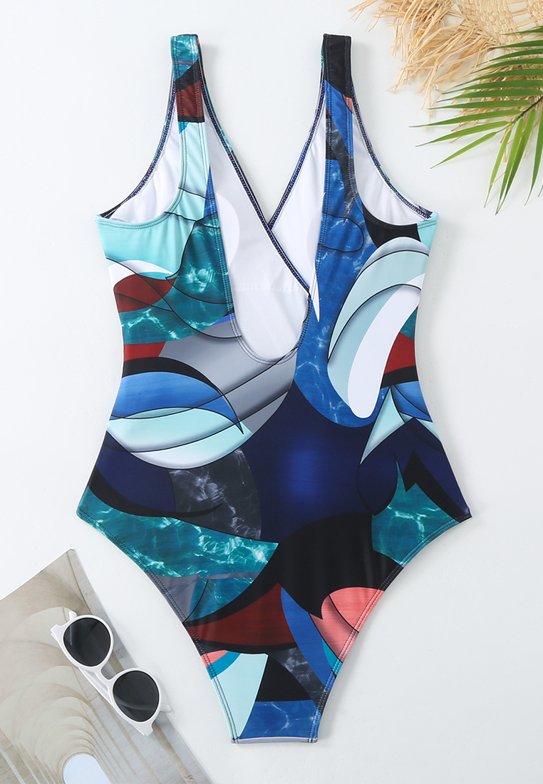 New one-piece swimsuit + chiffon skirt two-piece set CA25030505MT