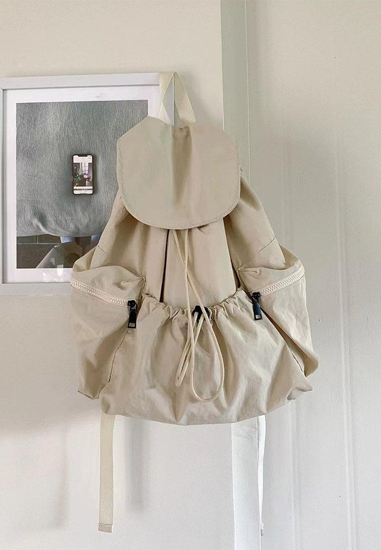 Solid color practical and fashionable backpack CA25030305BL