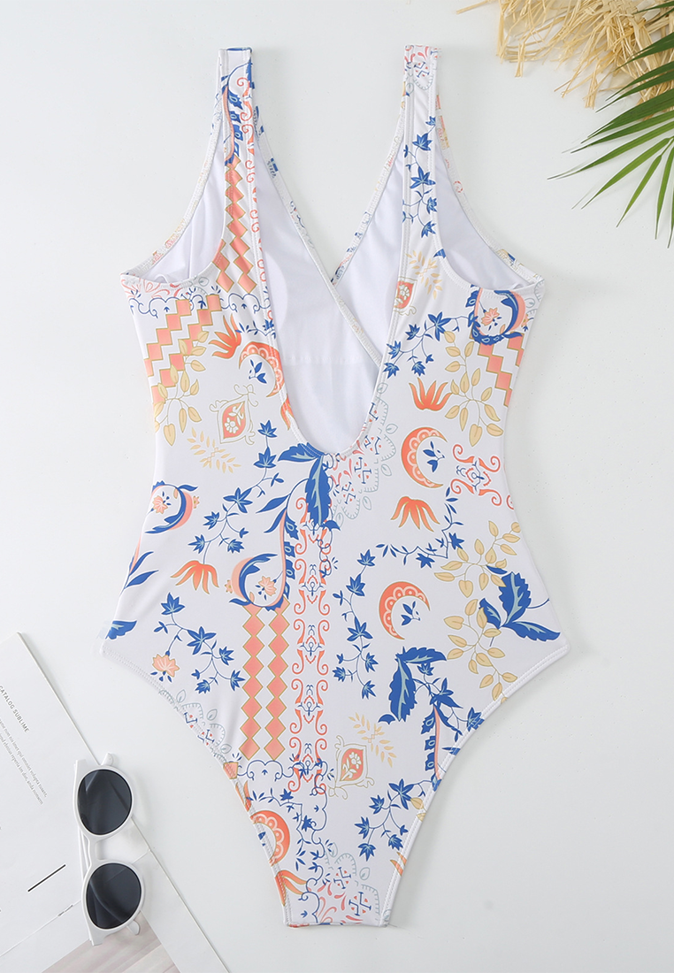 New one-piece swimsuit + chiffon skirt two-piece set CA25030505MT