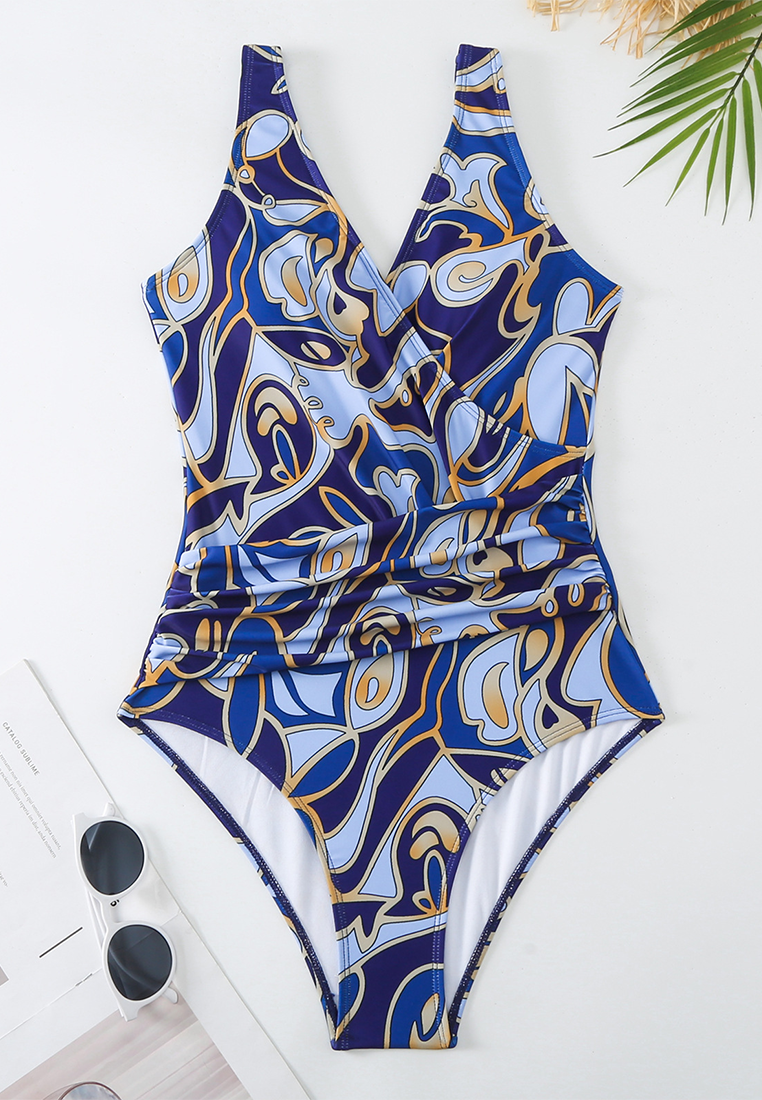 New one-piece swimsuit + chiffon skirt two-piece set CA25030505MT