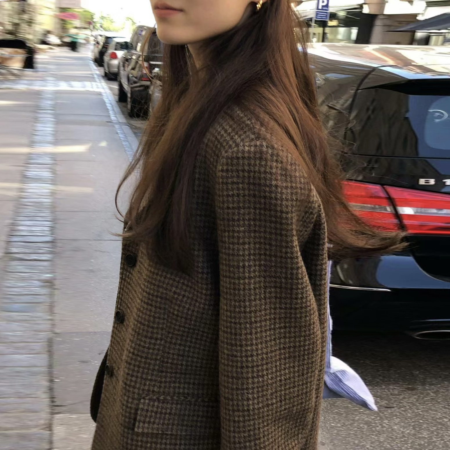 Autumn new French retro commuting coat CA25102005BW