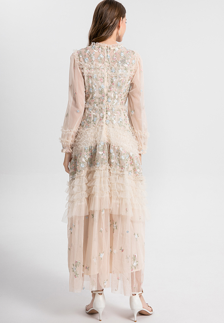 Exquisite temperament embroidered dress CA241128105BE