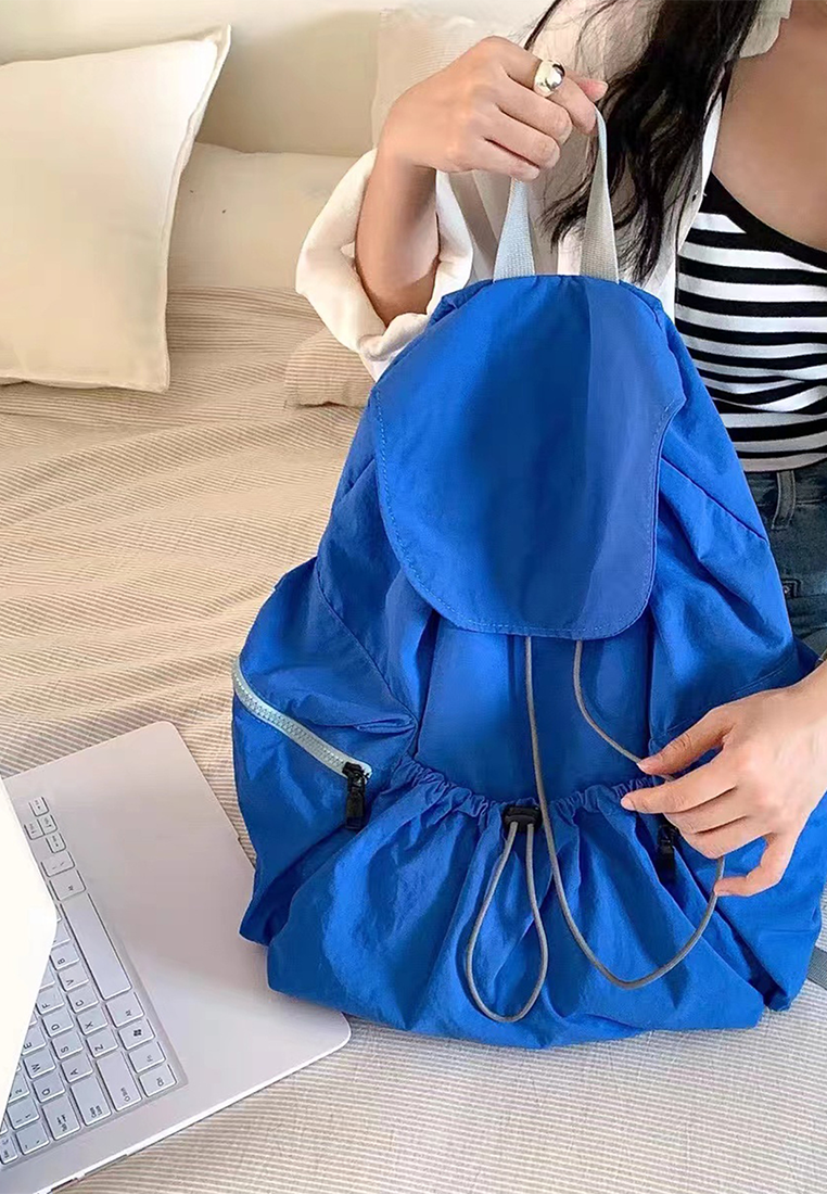 Solid color practical and fashionable backpack CA25030305BL