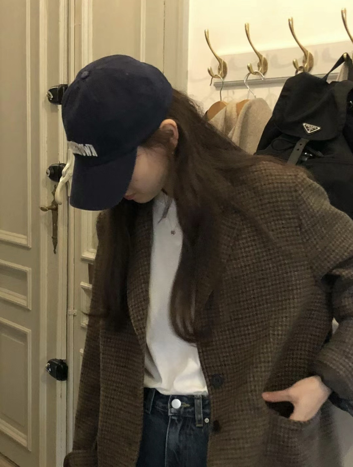 Autumn new French retro commuting coat CA25102005BW