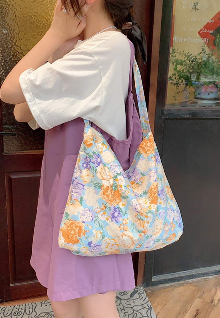 2024 New Floral Retro Women Cotton Crossbody Bag CA24042605YE