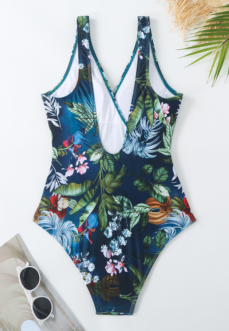 New one-piece swimsuit + chiffon skirt two-piece set CA25030505MT