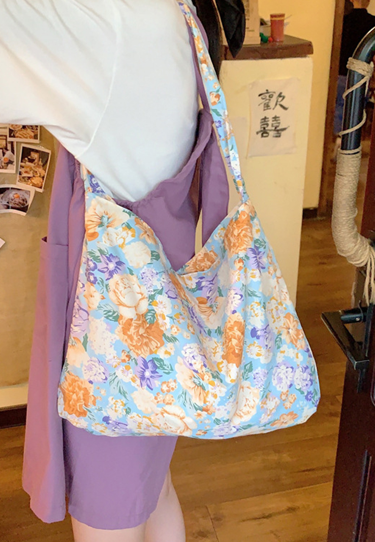 2024 New Floral Retro Women Cotton Crossbody Bag CA24042605YE