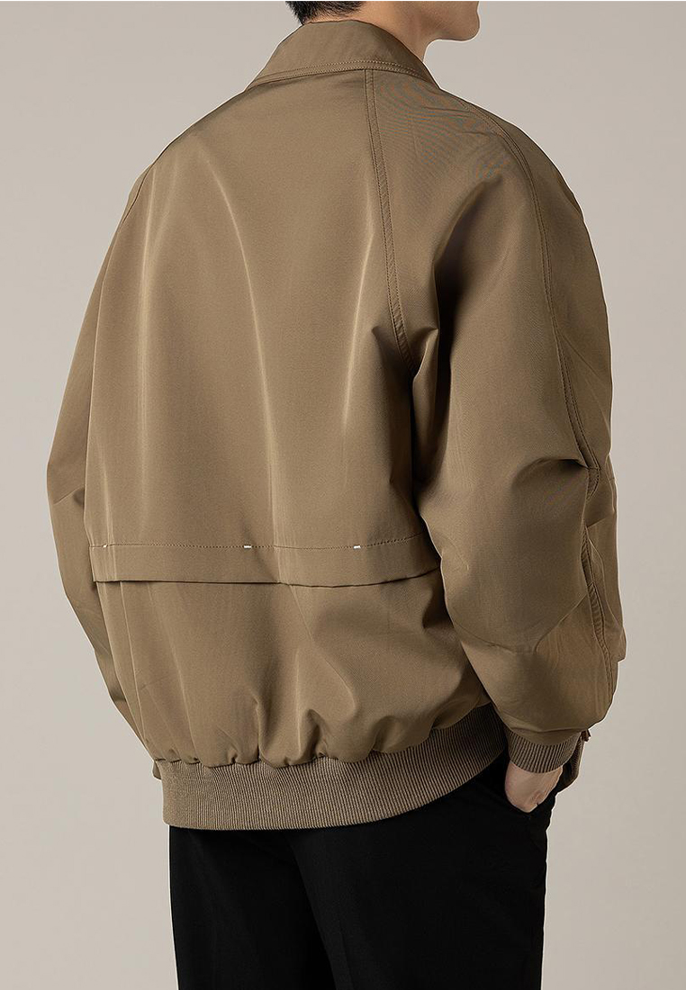 Winter Korean loose collar jacket CA24101405BK