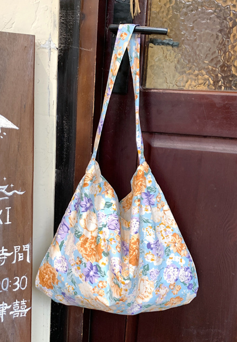 2024 New Floral Retro Women Cotton Crossbody Bag CA24042605YE