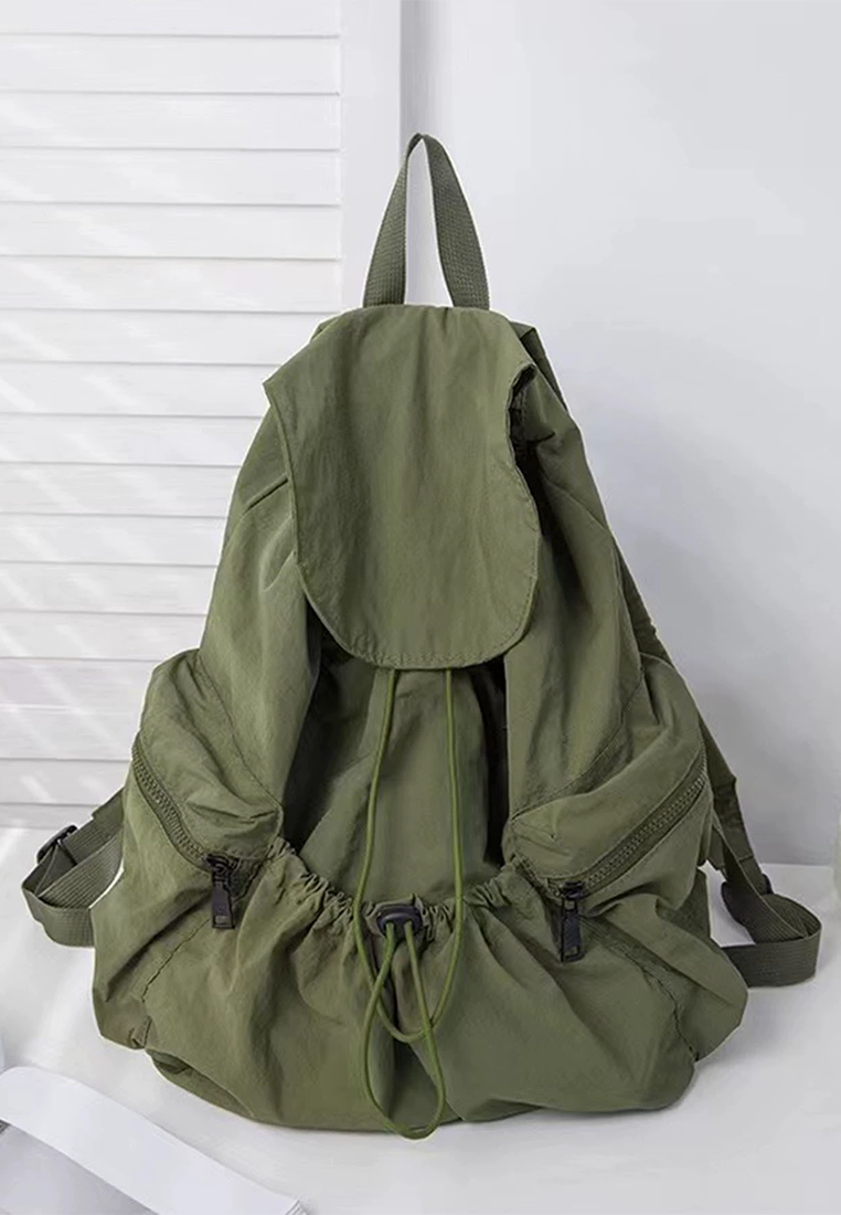 Solid color practical and fashionable backpack CA25030305BL