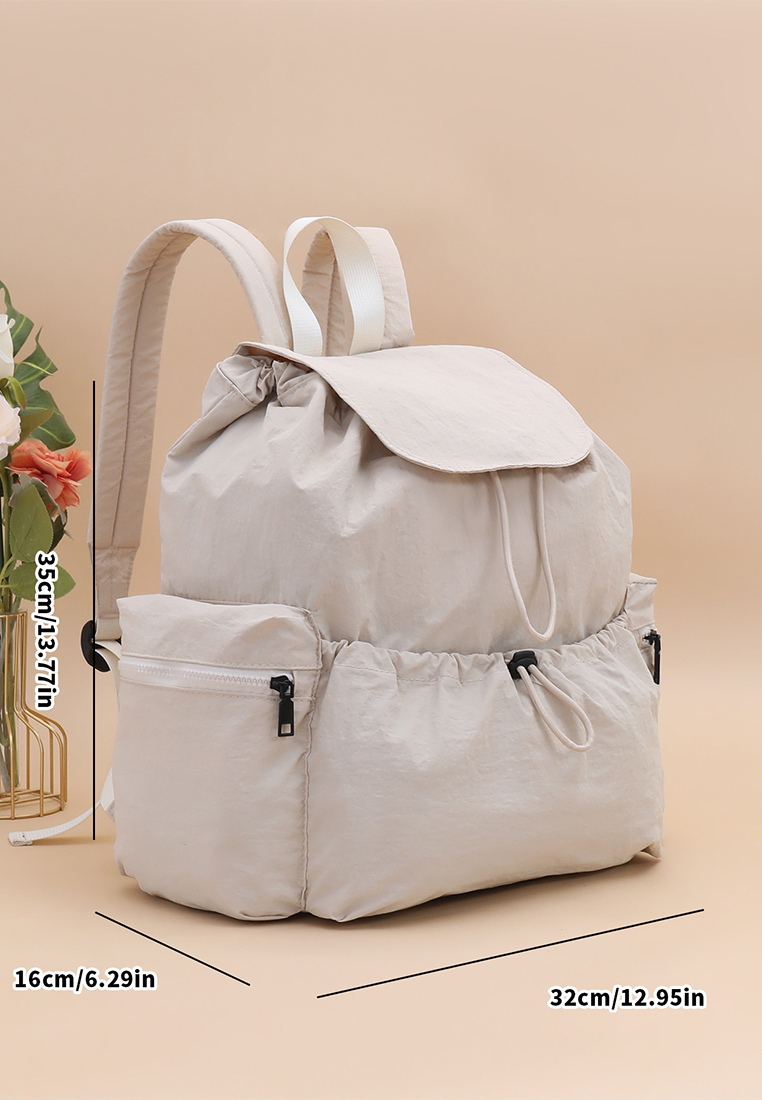 Solid color practical and fashionable backpack CA25030305BL