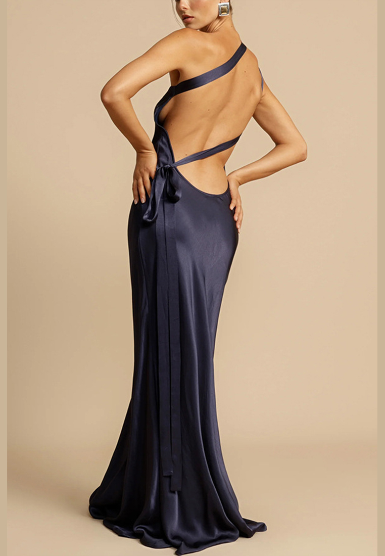 New slanted shoulder slim fit fashionable dress CA25042250YE