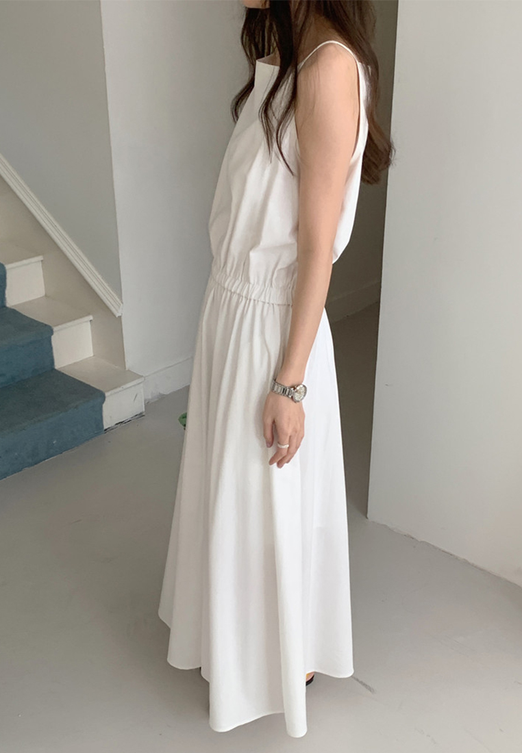 French retro loose sleeveless camisole dress CA225042252W