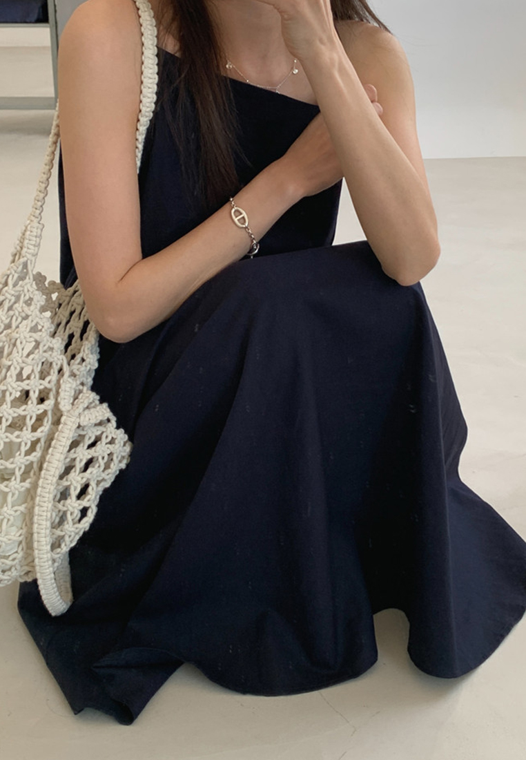 French retro loose sleeveless camisole dress CA225042252W