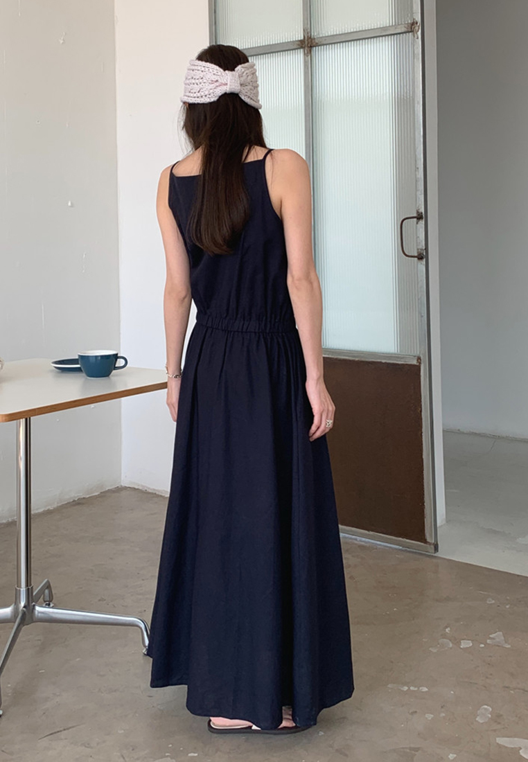 French retro loose sleeveless camisole dress CA225042252W