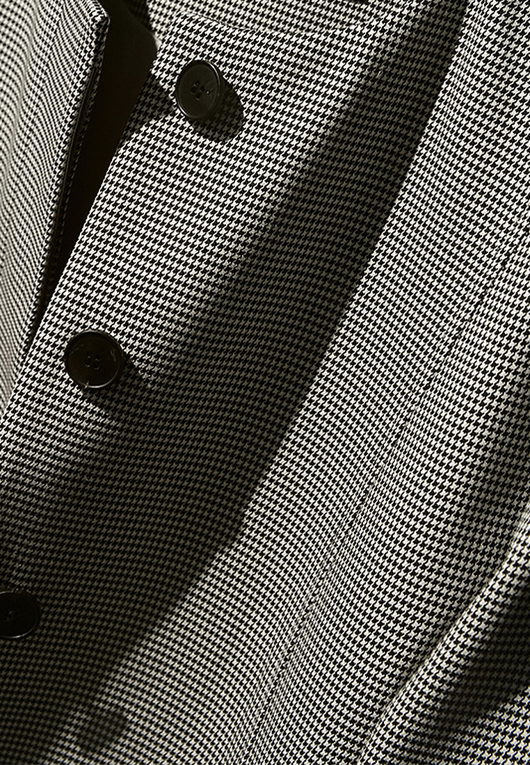 Elegant houndstooth commuter suit jacket CA101954