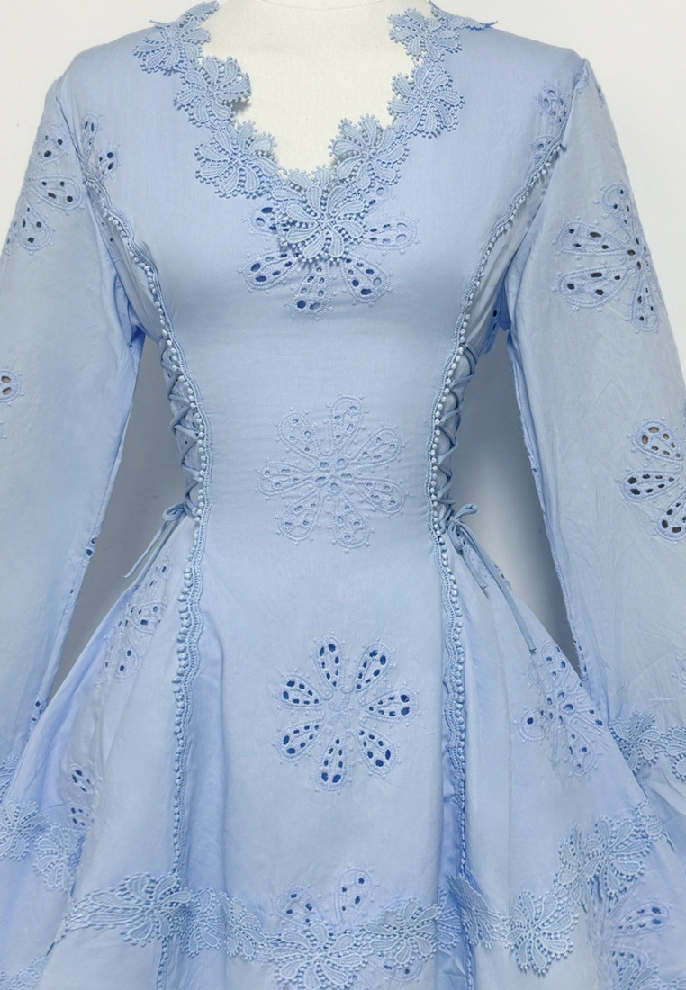 New French light luxury elegant embroidered dress CA25091455W