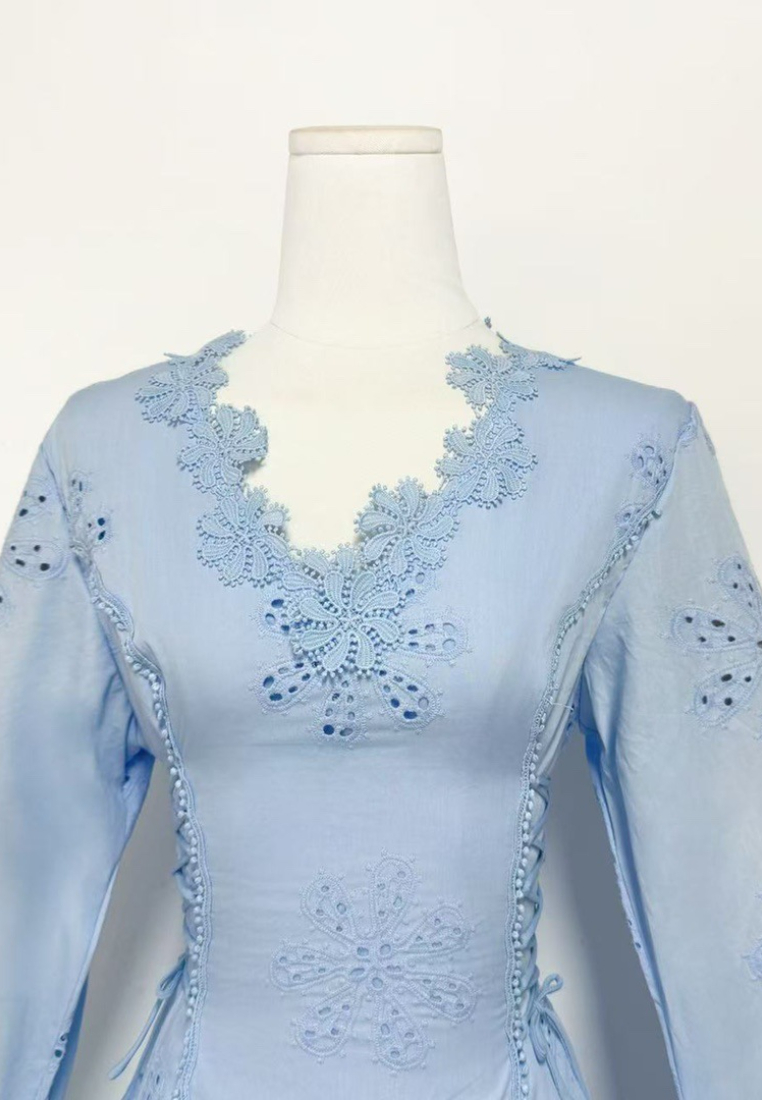 New French light luxury elegant embroidered dress CA25091455W