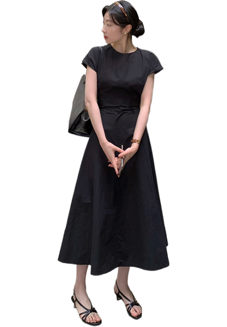 Korean Summer Style Round Neck Dress CA25032755W