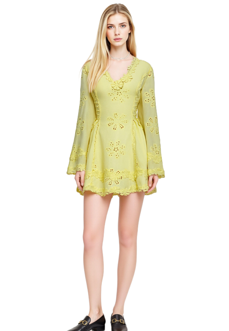 New French light luxury elegant embroidered dress CA25091455W