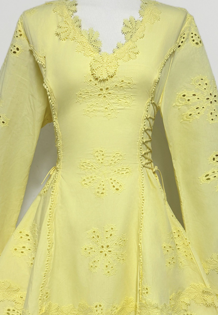 New French light luxury elegant embroidered dress CA25091455W